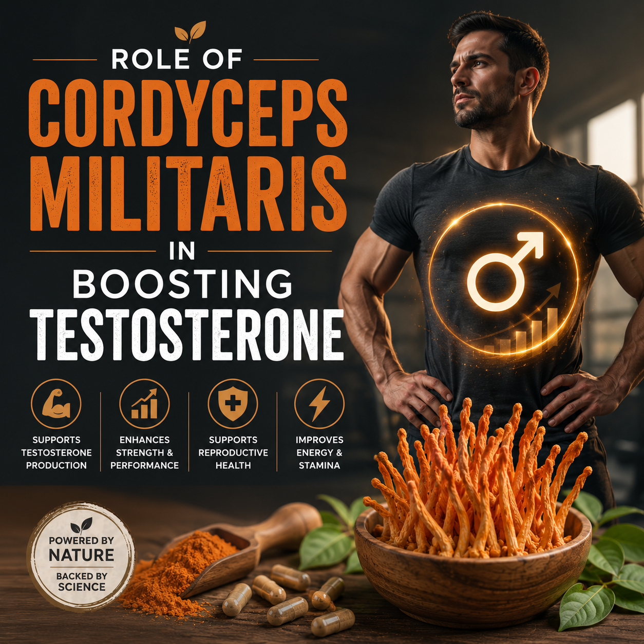 Role of Cordyceps Militaris in Boosting Testosterone