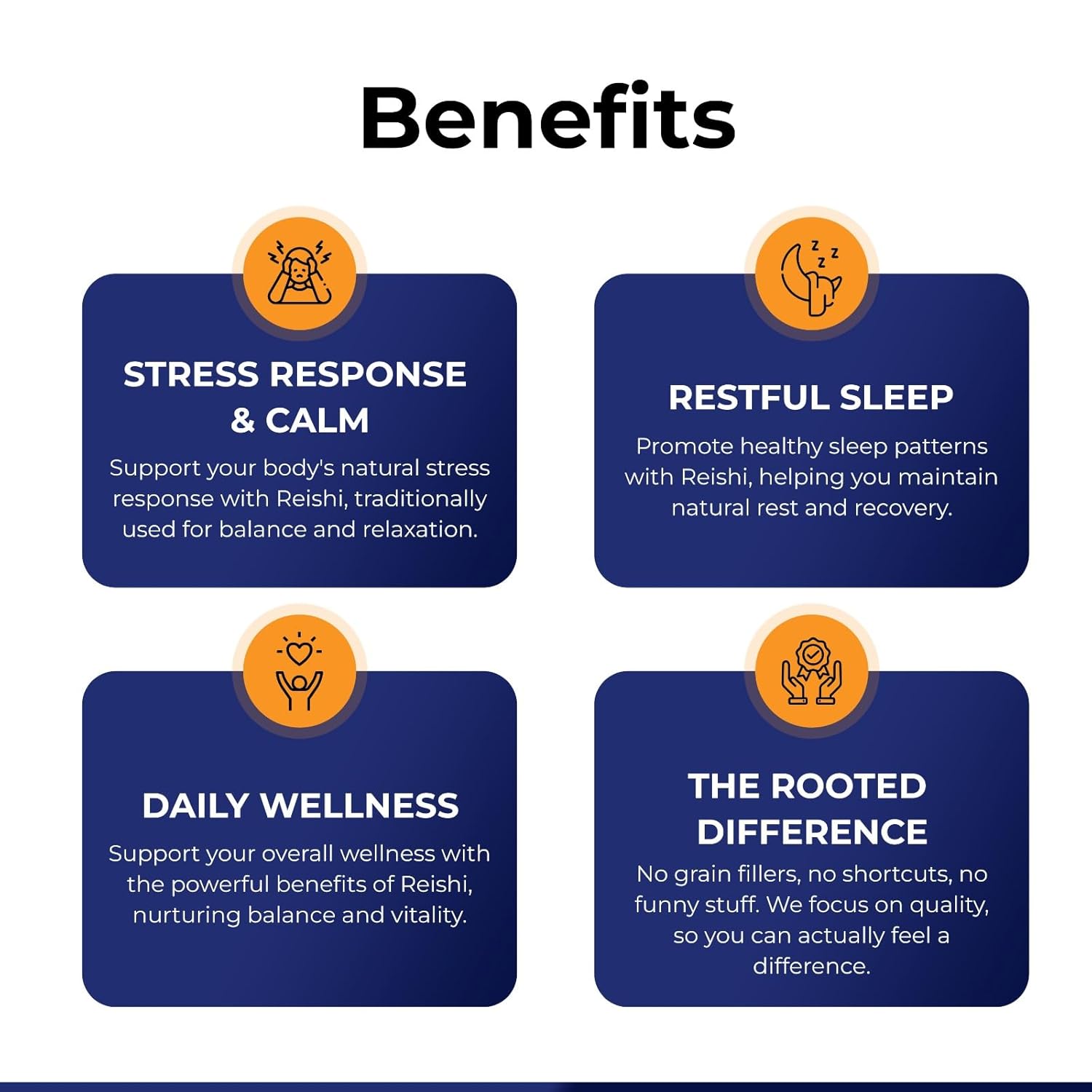Reishi Mushroom Extract for Stress Relief, Sleep & Immunity