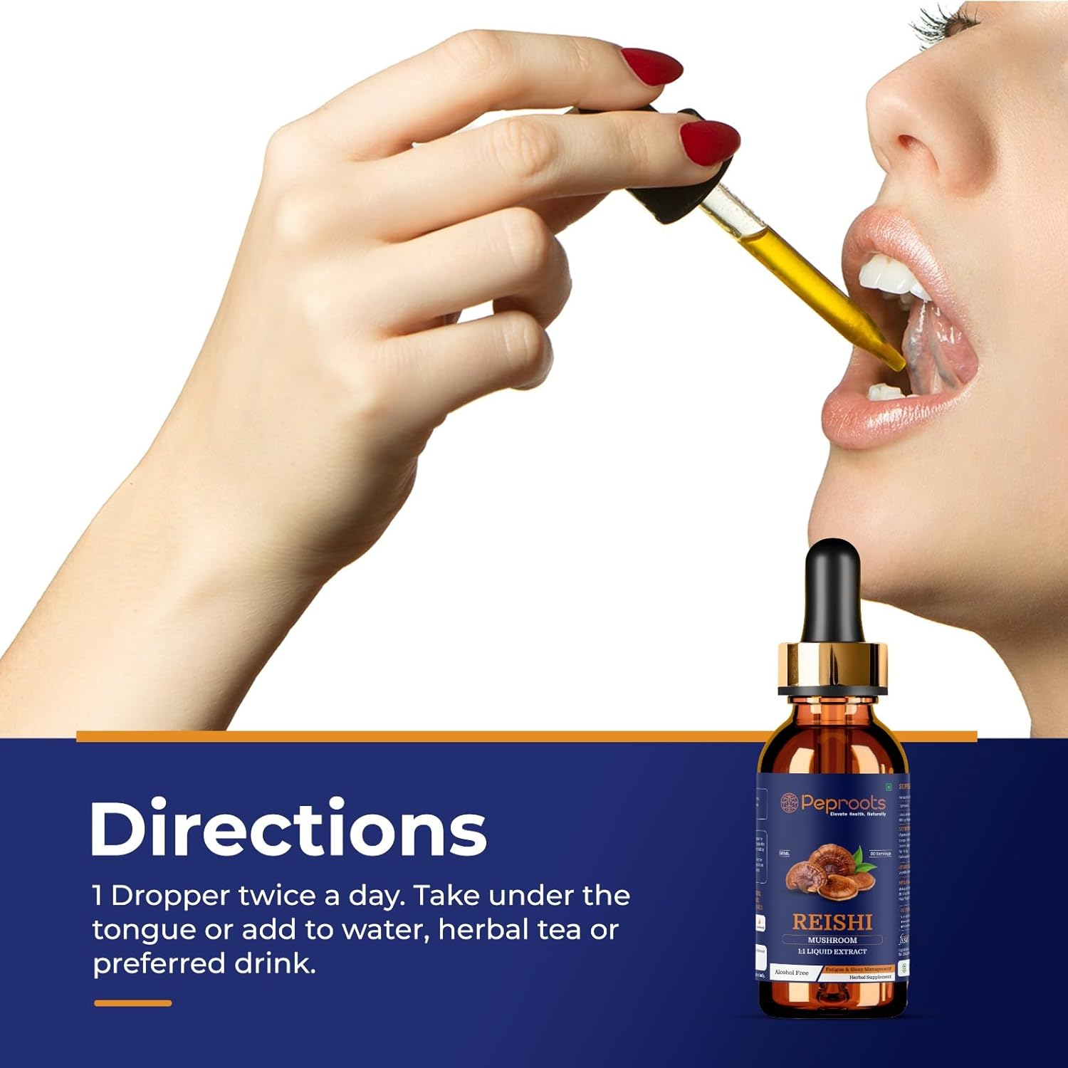 Reishi Mushroom Extract for Stress Relief, Sleep & Immunity