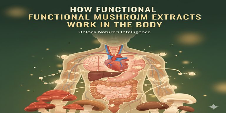 How Functional Mushroom Extracts Work in the Body