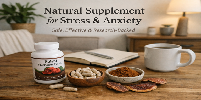 Natural Supplement for Stress and Anxiety: Safe, Effective & Research-Backed