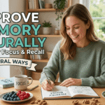 How to Improve Memory Naturally for Better Focus and Recall