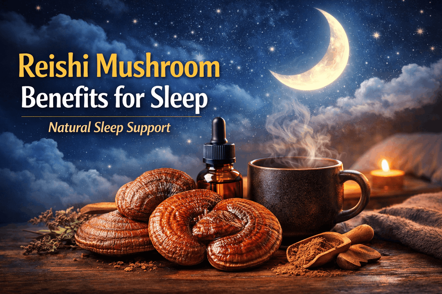 Reishi Mushroom Benefits for Sleep: A Natural Way to Improve Rest and Relaxation