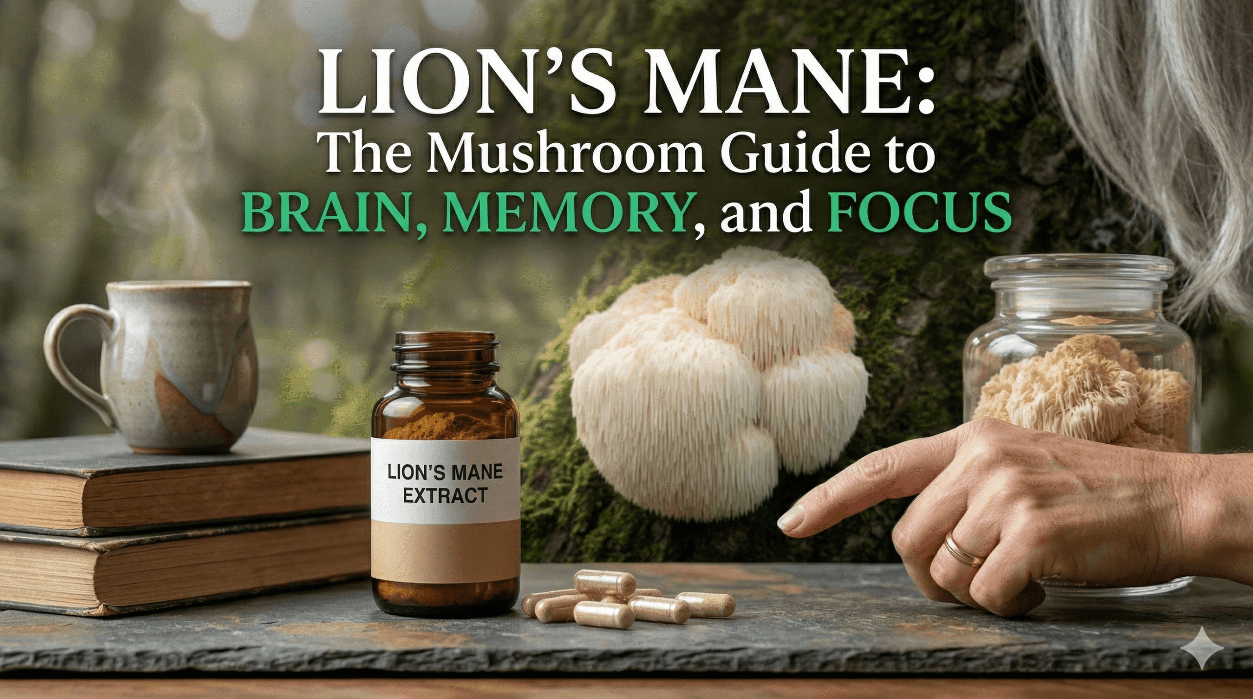 Lion’s Mane Mushroom: A Guide to Brain, Memory, and Focus