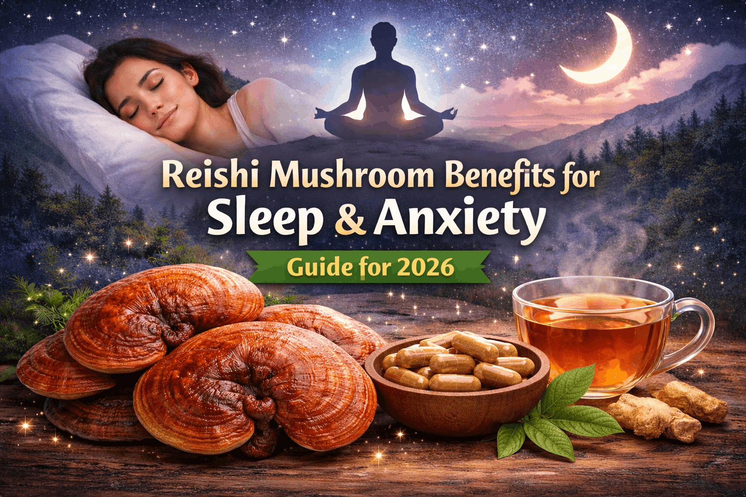 Reishi Mushroom Benefits for Sleep and Anxiety