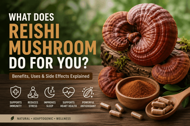 What Does Reishi Mushroom Do for You? Benefits, Uses & Side Effects Explained